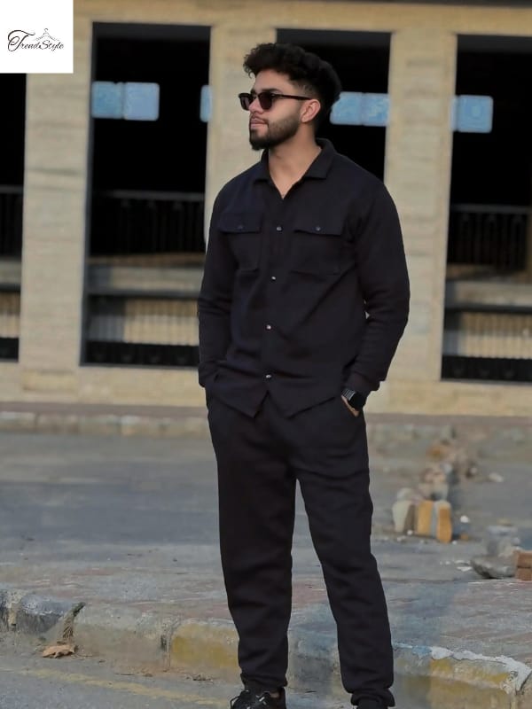 Men's Double Pocket Stylish Winter Track Suit