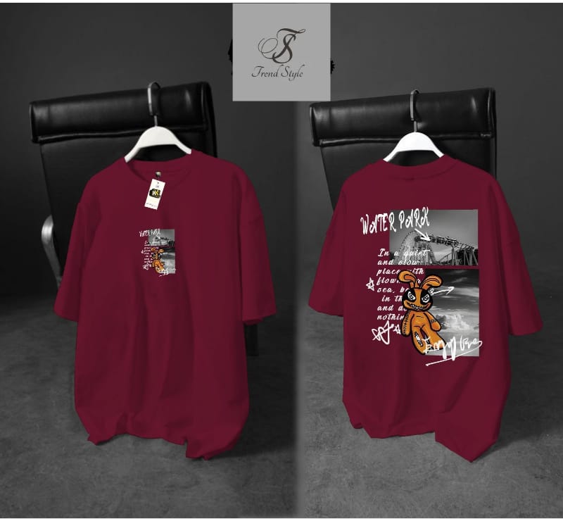 Men's Oversized Printed T Shirt