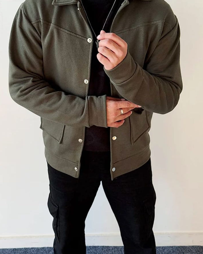 Men's winter flap pocket jacket