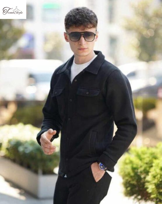 Men's Double Pocket Winter Stylish Jacket